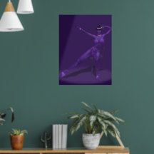 Cabaret Dancer in Spotlight - Poster