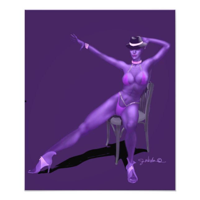 Cabaret Dancer Poster Print (Front)