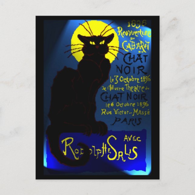 Cabaret du Chat Noir Postcard (Front)