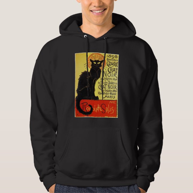 Cabaret du Chat Noir, Steinlen Hoodie (Front)