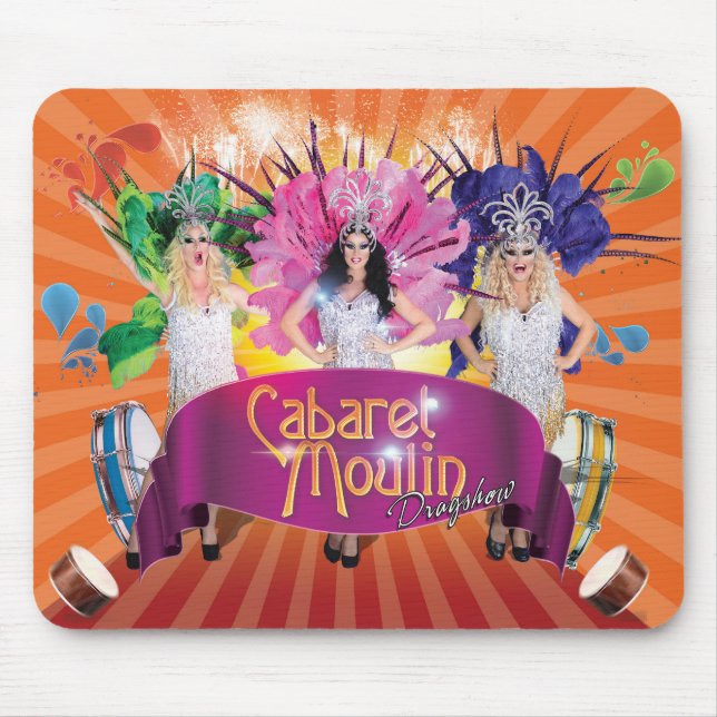 Cabaret Moulin Mouse Mat (Front)