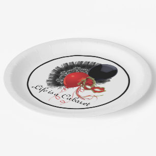 Cabaret Paper Plate