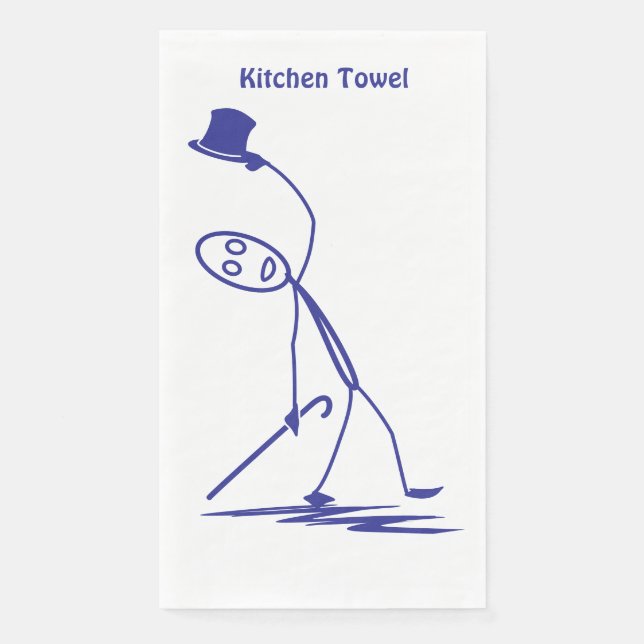 Cabaret Theatre Kitchen Towel Napkin (Front)