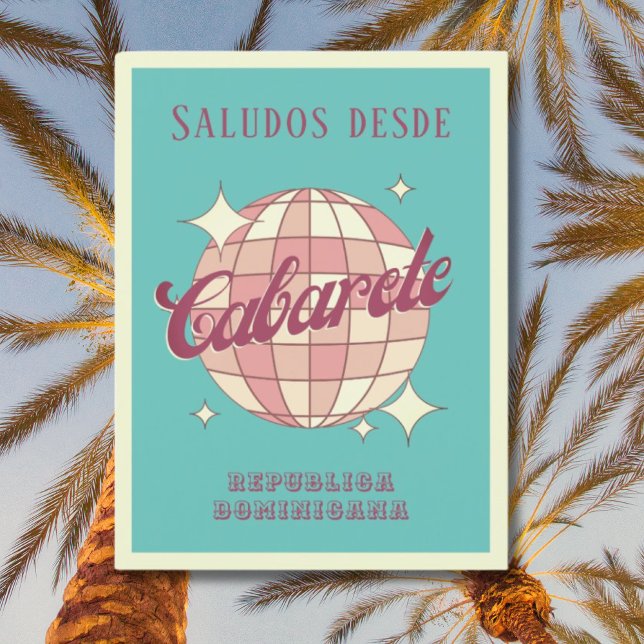 Cabarete Dominican Republic Retro Vintage Postcard (Creator Uploaded)