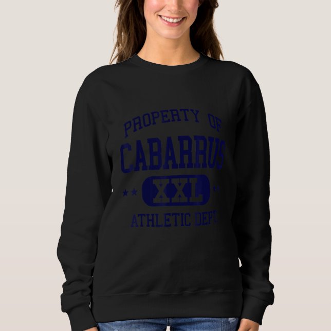 Cabarrus Retro Athletic Property Dept Sweatshirt (Front)