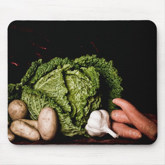 cabbage and vegetables mouse mat (Front)