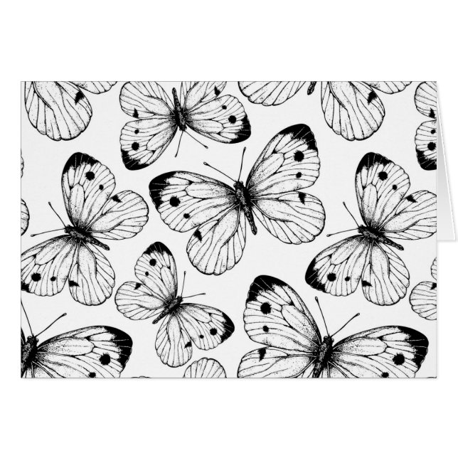Cabbage butterfly pattern (Front Horizontal)