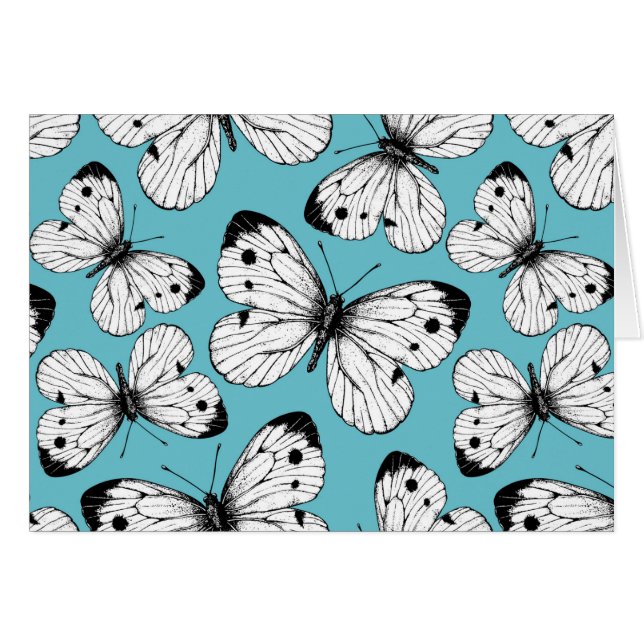 Cabbage butterfly pattern (Front Horizontal)