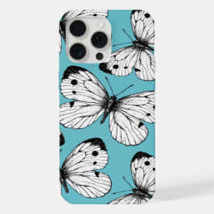 Cabbage butterfly pattern iPhone 15 pro max case
