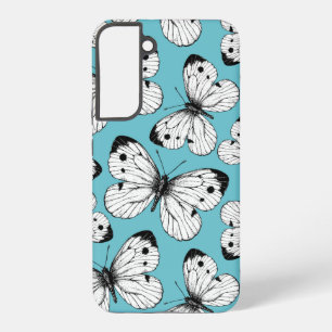 Cabbage butterfly pattern samsung galaxy case