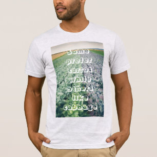 Cabbage Field: green&purple T-Shirt