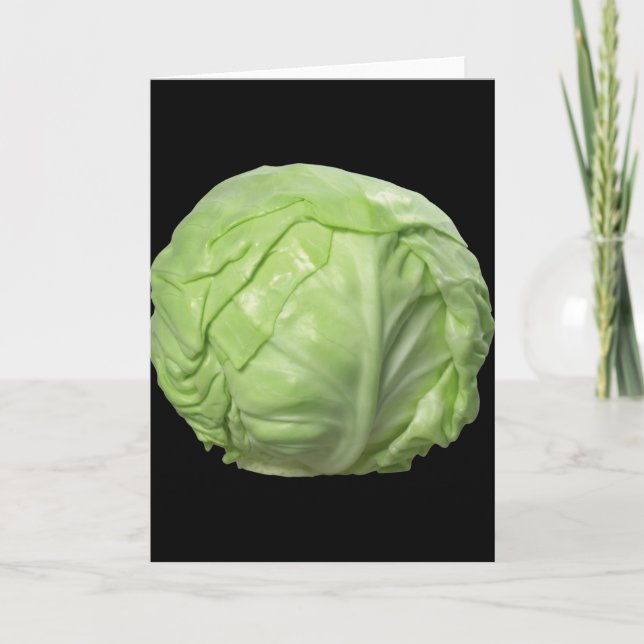 Cabbage Greeting Card (Front)