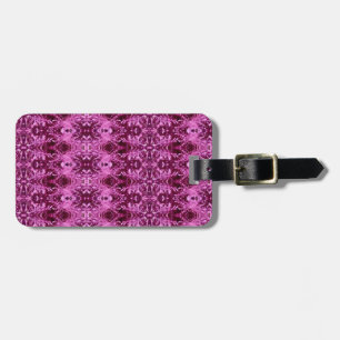 Cabbage Ikat Luggage Tag