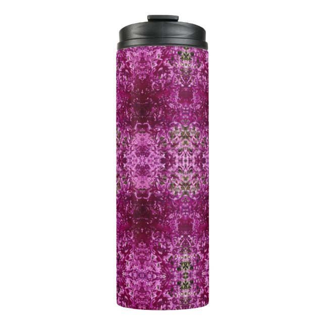 Cabbage Ikat Pouf Thermal Tumbler (Front)