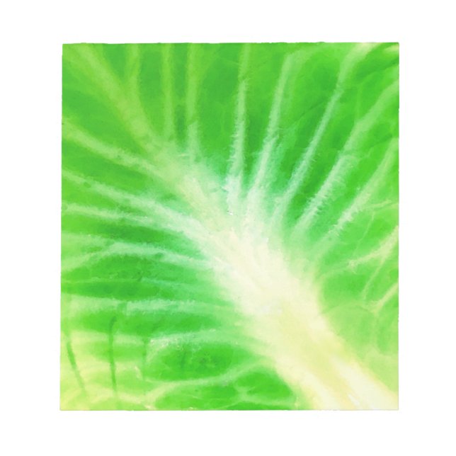 Cabbage Leaf Notepad (Front)