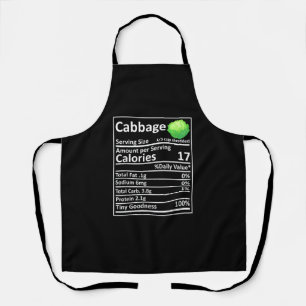 Cabbage Nutrition Food Facts Thanksgiving Costume  Apron
