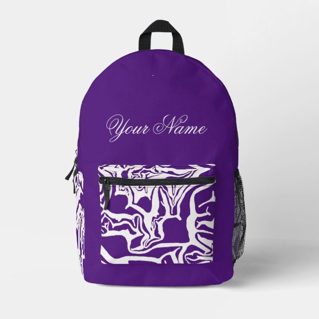 Cabbage Pattern  Printed Backpack (Front)