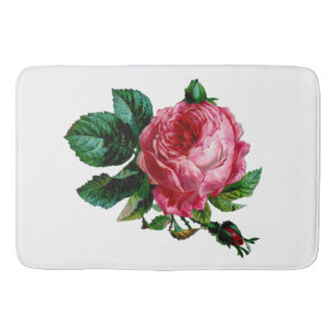 Cabbage Rose Bath Mat