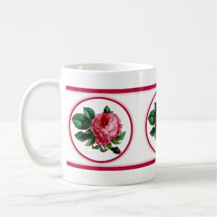 Cabbage Rose Coffee Mug