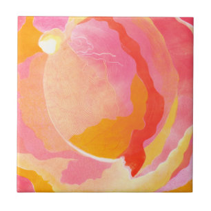 Cabbage Rose III Tile