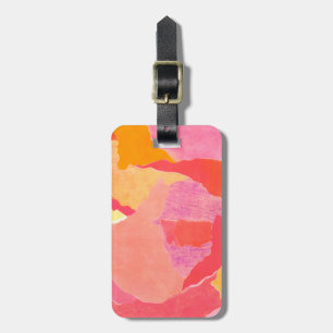 Cabbage Rose IV Luggage Tag