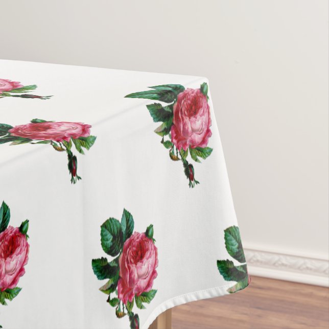 Cabbage Rose Tablecloth (In Situ)