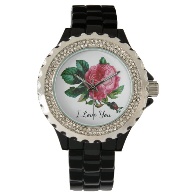 Cabbage Rose Watch (Front)