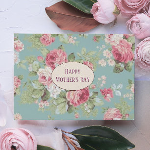 Cabbage Roses Mother’s Day Card