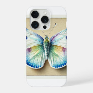 Cabbage White Butterfly 180724IREF258 - Watercolor iPhone 15 Pro Case