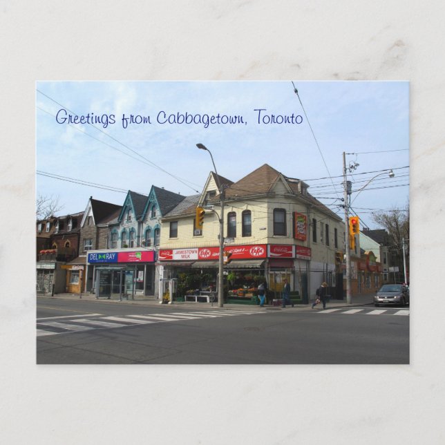 Cabbagetown, Toronto Tourism Postcard (Front)