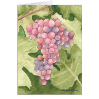 Cabernet Grapes card