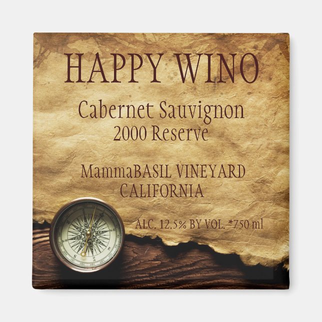 Cabernet Sauvignon Magnet! Magnet (Front)