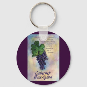 Cabernet Sauvignon Wine Keychain