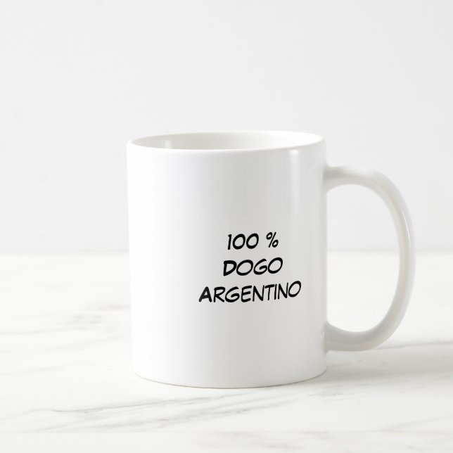 Cabeza, 100 %DogoArgentino Coffee Mug (Right)