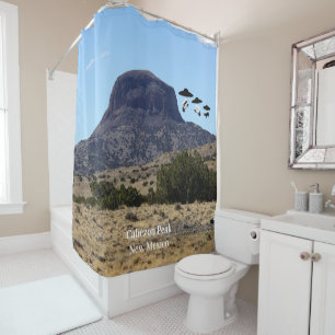 Cabezon Peak, New Mexico Shower Curtain