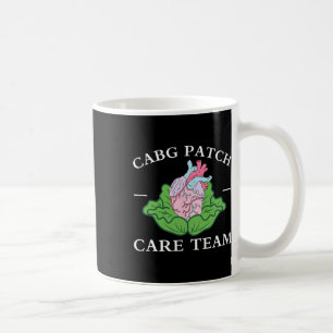 Cabg Patch Care Team Nurse Cabbage Heart Nurse Wee Coffee Mug