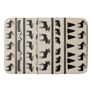 Cabin Blanket Design by Leslie Harlow Bath Mat