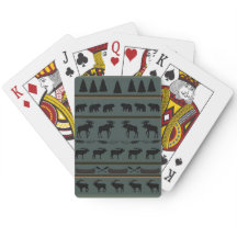 Cabin Blanket Playing Cards
