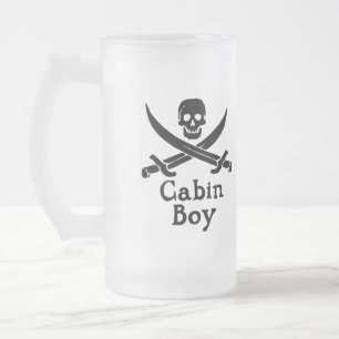 Cabin Boy Glass Stein