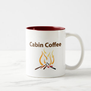 Cabin Coffee Two-Tone Coffee Mug