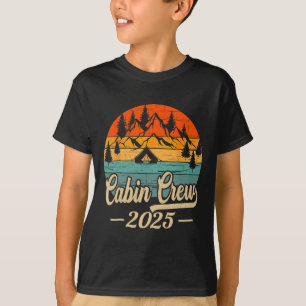 Cabin Crew 2025 Cabin Group Vacation Mountain Frie T-Shirt