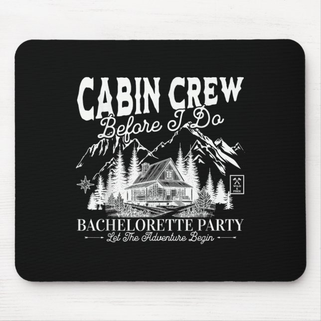 Cabin Crew Before I Do Camp Bach Bachelorette Part Mouse Mat (Front)