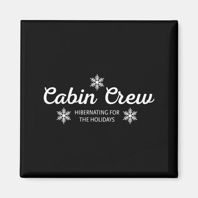 Cabin Crew Christmas Pjs Family Christmas Pajamas  Magnet (Front)