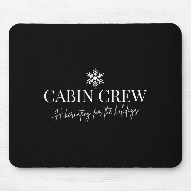 Cabin Crew Christmas Pjs Family Christmas Pajamas  Mouse Mat (Front)