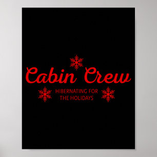 Cabin Crew Christmas Pjs Family Christmas Pajamas Poster