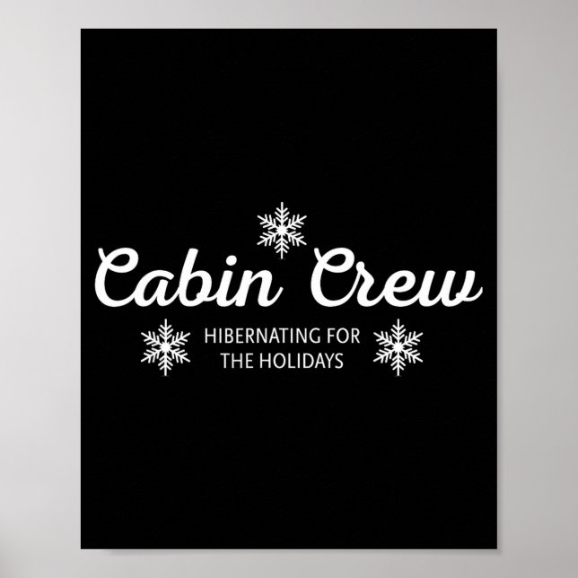 Cabin Crew Christmas Pjs Family Christmas Pajamas  Poster (Front)