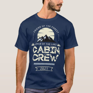 Cabin Crew Friends Family Group Flight Attendant T-Shirt