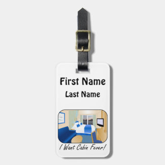Cabin Fever Luggage Tag (Personalised)