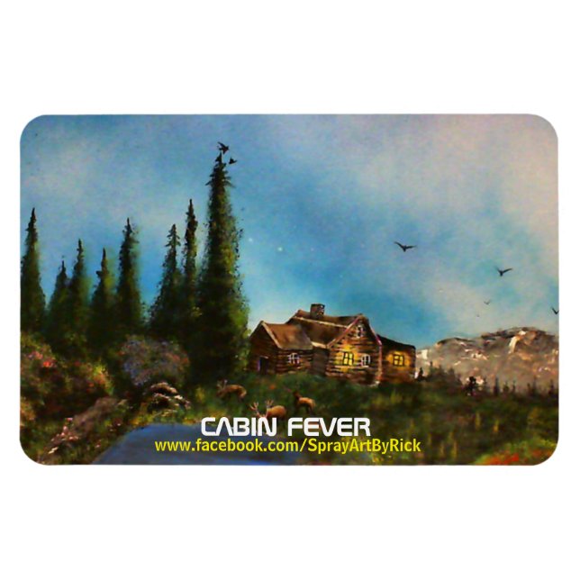 Cabin Fever Magnet (Horizontal)