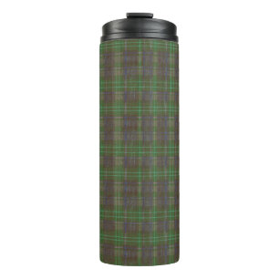 Cabin Forest Green Tartan Thermal Tumbler